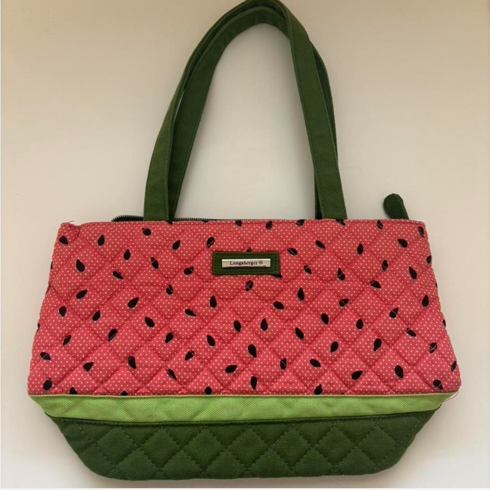 Longaberger Watermelon-Inspired Purse